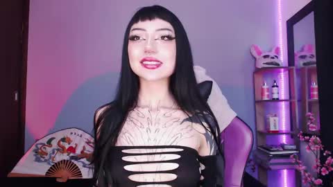 Snapshot of cati_petite chatting on February 19, 4:12 am Cati help me reach my goal of 100 thumbs up again 3 online show from February 19, 4:12 am