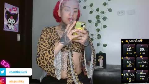 Snapshot of charlotbelucci_ chatting on March 27, 12:05 pm Ale punky online show from March 27, 12:05 pm
