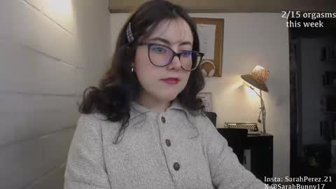 Snapshot of cherrybunny21 chatting on January 12, 3:39 am Sarah Prez online show from January 12, 3:39 am