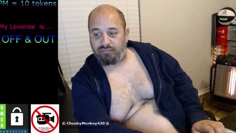 Snapshot of chunkymonkey420 chatting on February 2, 10:24 am Spencer Smokey Bear online show from February 2, 10:24 am