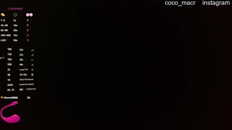 Snapshot of coco_macr chatting on March 25, 4:57 pm coco_macr online show from March 25, 4:57 pm