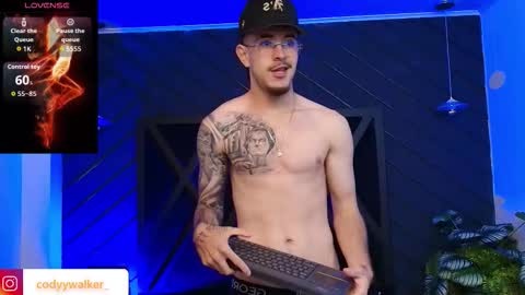 Snapshot of codyywalker chatting on February 27, 5:40 am Cody Walker online show from February 27, 5:40 am