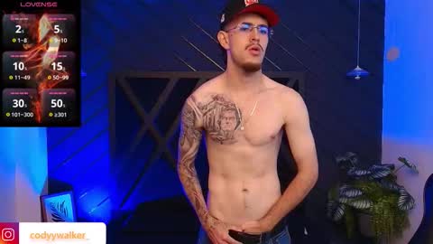 Snapshot of codyywalker chatting on February 28, 5:52 am Cody Walker online show from February 28, 5:52 am