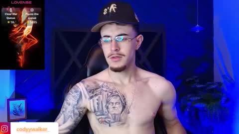 Snapshot of codyywalker chatting on March 17, 5:11 am Cody Walker online show from March 17, 5:11 am