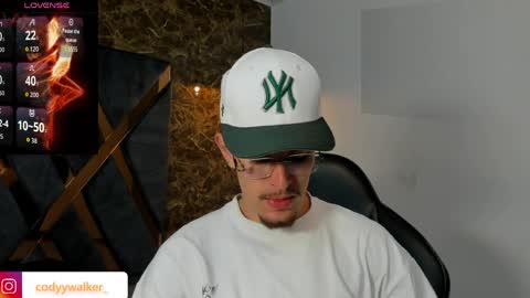 Snapshot of codyywalker chatting on April 5, 12:30 am Cody Walker online show from April 5, 12:30 am