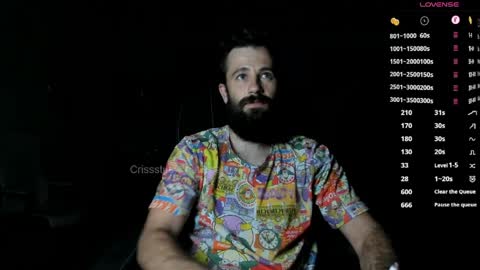 Snapshot of crissstud chatting on March 29, 2:22 am Criss online show from March 29, 2:22 am