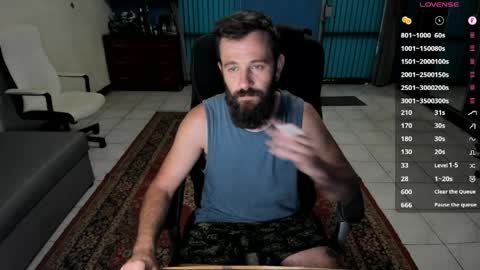 Snapshot of crissstud chatting on March 31, 4:46 am Criss online show from March 31, 4:46 am