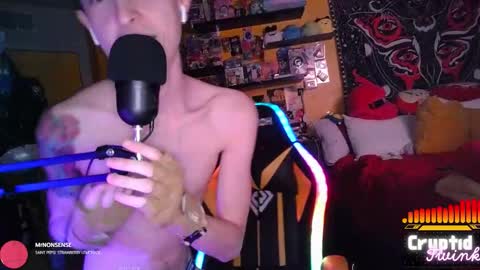 Snapshot of cryptidtwink chatting on March 19, 6:17 am CryptidTwink online show from March 19, 6:17 am