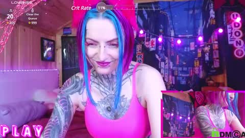 Snapshot of cybernekko chatting on February 5, 4:48 am Neko online show from February 5, 4:48 am