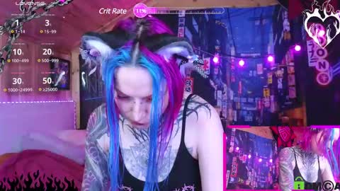 Snapshot of cybernekko chatting on February 23, 5:12 am Neko online show from February 23, 5:12 am