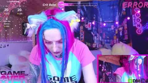 Snapshot of cybernekko chatting on March 15, 5:02 am Neko online show from March 15, 5:02 am