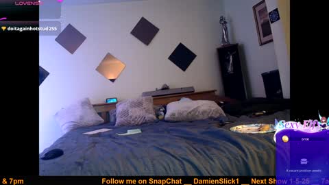 Snapshot of damienslick chatting on January 6, 3:53 am Damien Slick online show from January 6, 3:53 am