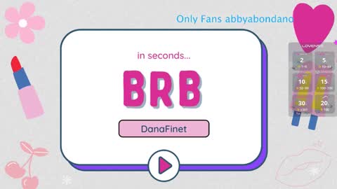 Snapshot of danafinet chatting on February 6, 11:10 am A B B Y online show from February 6, 11:10 am