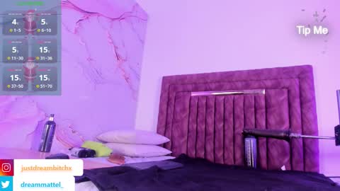 Snapshot of dreammatell_ chatting on December 18, 4:07 am Dream Matell online show from December 18, 4:07 am