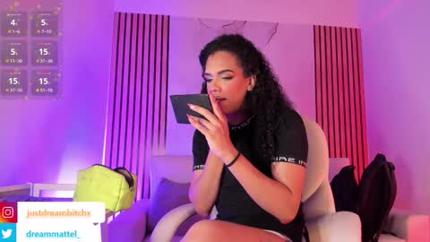 Snapshot of dreammatell_ chatting on February 28, 4:02 am Dream Matell online show from February 28, 4:02 am