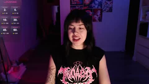 Snapshot of eliza_benet_ chatting on December 8, 2:19 pm Ari online show from December 8, 2:19 pm
