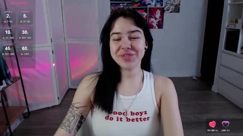 Snapshot of eliza_benet_ chatting on February 4, 5:01 pm Ari online show from February 4, 5:01 pm