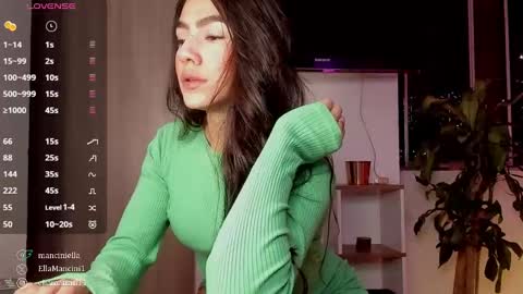 Snapshot of ellamancini chatting on December 16, 1:42 am Ella online show from December 16, 1:42 am