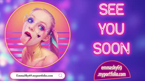 Snapshot of emmasky69 chatting on February 2, 5:53 am Emma Sky online show from February 2, 5:53 am