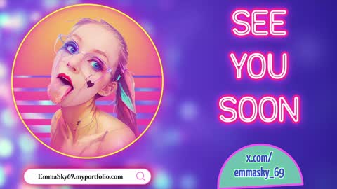 Snapshot of emmasky69 chatting on March 7, 6:57 am Emma Sky online show from March 7, 6:57 am