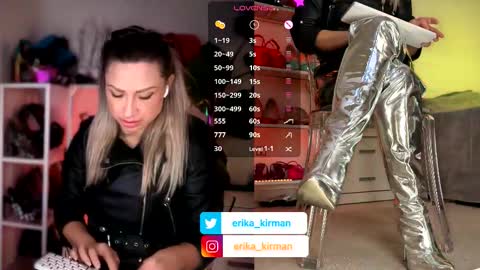 Erika      online show from February 3, 10:53 am