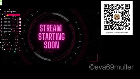 Snapshot of eva69muller chatting on January 12, 9:30 am Eva next show 8pm CEST AMST online show from January 12, 9:30 am