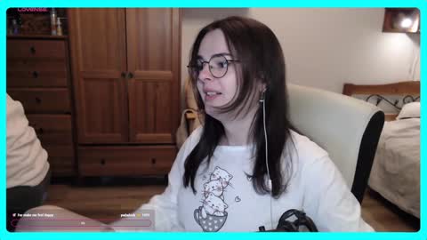 Snapshot of eva_katt chatting on January 12, 9:08 pm Gamer Katt online show from January 12, 9:08 pm