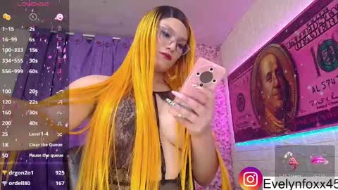 evelyn Foxx new account online show from January 8, 2:57 am