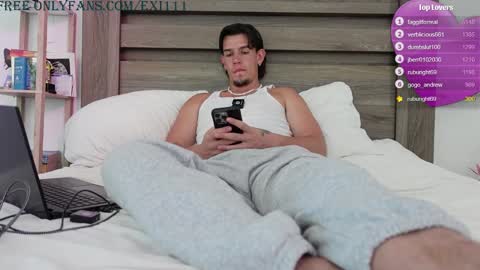 Snapshot of exi111 chatting on January 6, 4:55 pm Exi111 online show from January 6, 4:55 pm