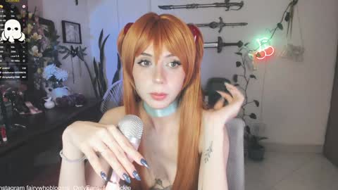 Snapshot of fairywhore chatting on January 31, 8:54 am  Jackie Cosplayer  online show from January 31, 8:54 am