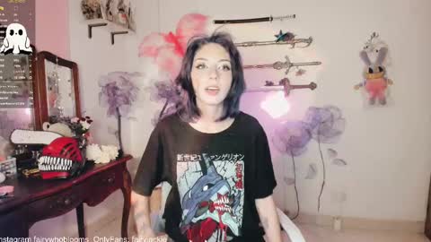 Snapshot of fairywhore chatting on February 12, 6:51 am  Jackie Cosplayer  online show from February 12, 6:51 am