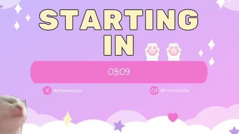 Snapshot of fantasyella chatting on February 22, 5:23 am Ella online show from February 22, 5:23 am