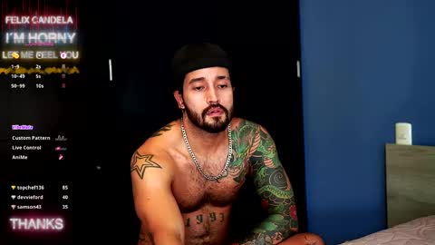 Snapshot of felix_candela chatting on March 6, 8:05 pm Felix Candela online show from March 6, 8:05 pm