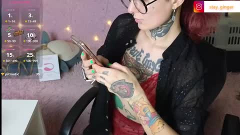 Ginger online show from December 13, 9:52 pm