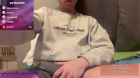 godsheshot online show from January 11, 5:45 am