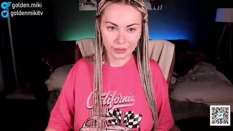 Snapshot of golden_miki chatting on February 4, 6:25 am Shy in the streets but a freak in the sheets online show from February 4, 6:25 am