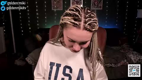 Snapshot of golden_miki chatting on February 11, 8:26 am Shy in the streets but a freak in the sheets online show from February 11, 8:26 am