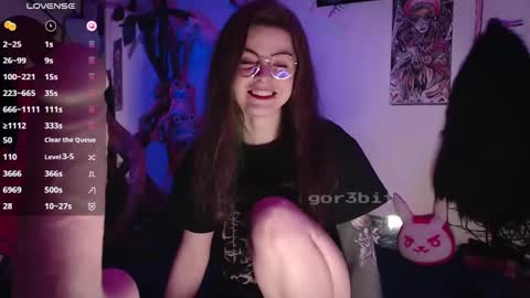 Snapshot of gor3bit chatting on January 17, 7:05 pm Giggle Monster online show from January 17, 7:05 pm