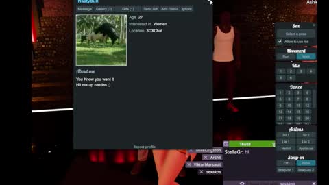 Stella online show from October 2, 11:12 pm