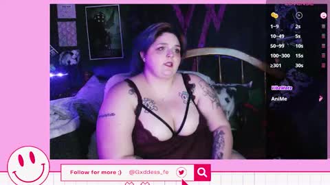Snapshot of gxddess_fe chatting on January 29, 12:22 am Goddess Fe online show from January 29, 12:22 am