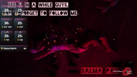 Snapshot of hairyandsexysalma chatting on January 4, 7:34 am SALMA online show from January 4, 7:34 am