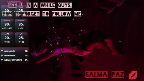 Snapshot of hairyandsexysalma chatting on January 27, 7:14 am SALMA online show from January 27, 7:14 am