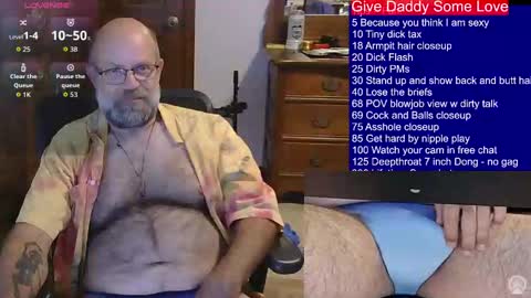 HairyDaddyBear69 online show from October 7, 11:57 pm