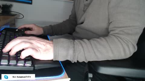 Hangman online show from January 9, 5:00 pm