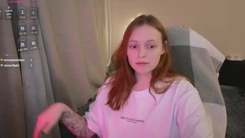 Snapshot of hanna_melon chatting on February 12, 7:56 pm Hanna next stream is Mo 8pm-6am by CET online show from February 12, 7:56 pm