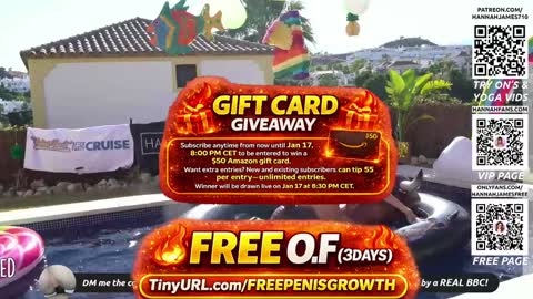 Snapshot of hannahjames710 chatting on January 17, 3:50 pm Hannah James online show from January 17, 3:50 pm