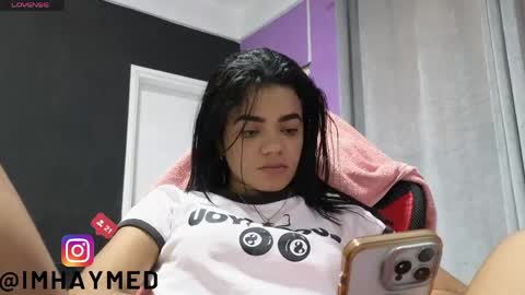 Snapshot of imhaymed chatting on April 25, 9:56 am Haymed Montao online show from April 25, 9:56 am