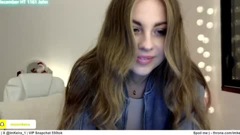 ImKeira online show from December 3, 7:33 pm