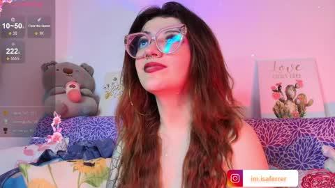 Snapshot of isaferrer06 chatting on April 11, 7:45 am Isabella Ferrer online show from April 11, 7:45 am