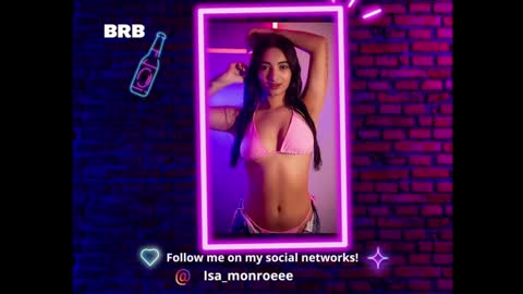 Isa Monroee  online show from January 7, 11:24 pm